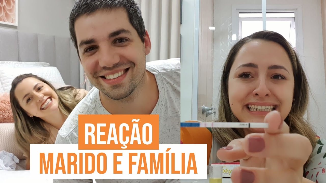 DESCOBRINDO A GRAVIDEZ E CONTANDO PARA O MARIDO E FAMÍLIA | Nosso Apê 32B