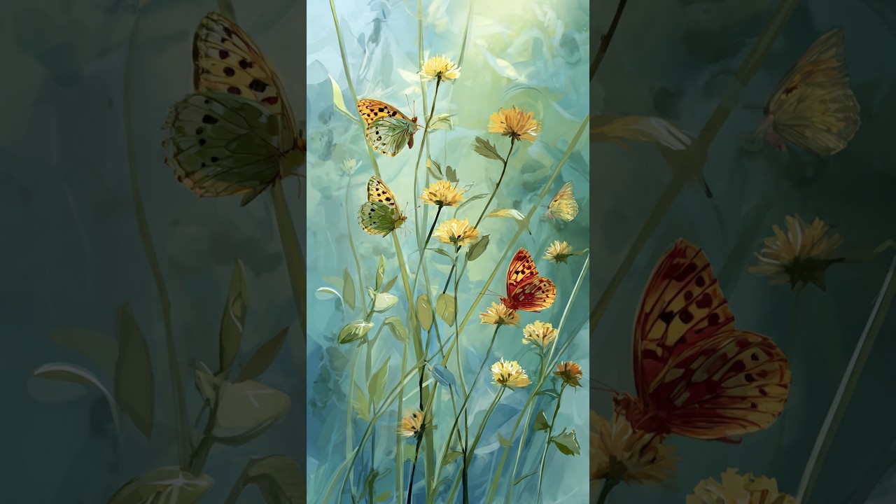 Sommerwind und Schmetterlinge