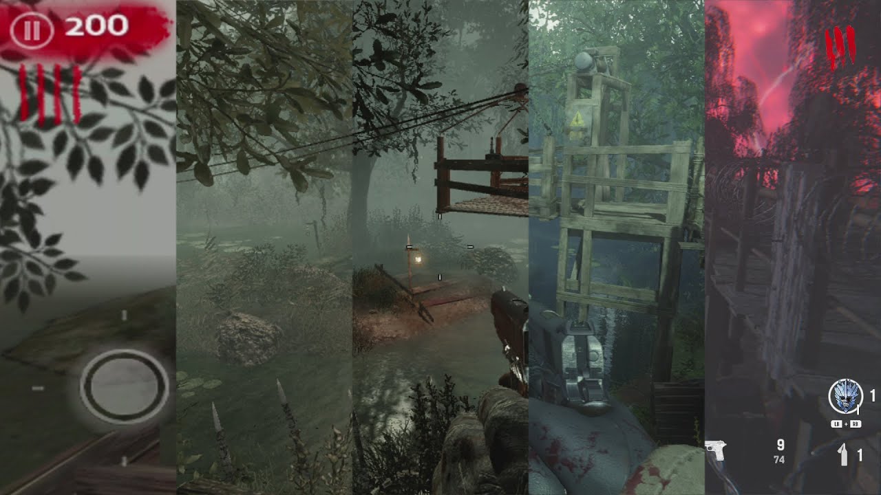 Call of Duty Zombies Shi No Numa Evolution (WAW,BO1,BO3,VG) Updated