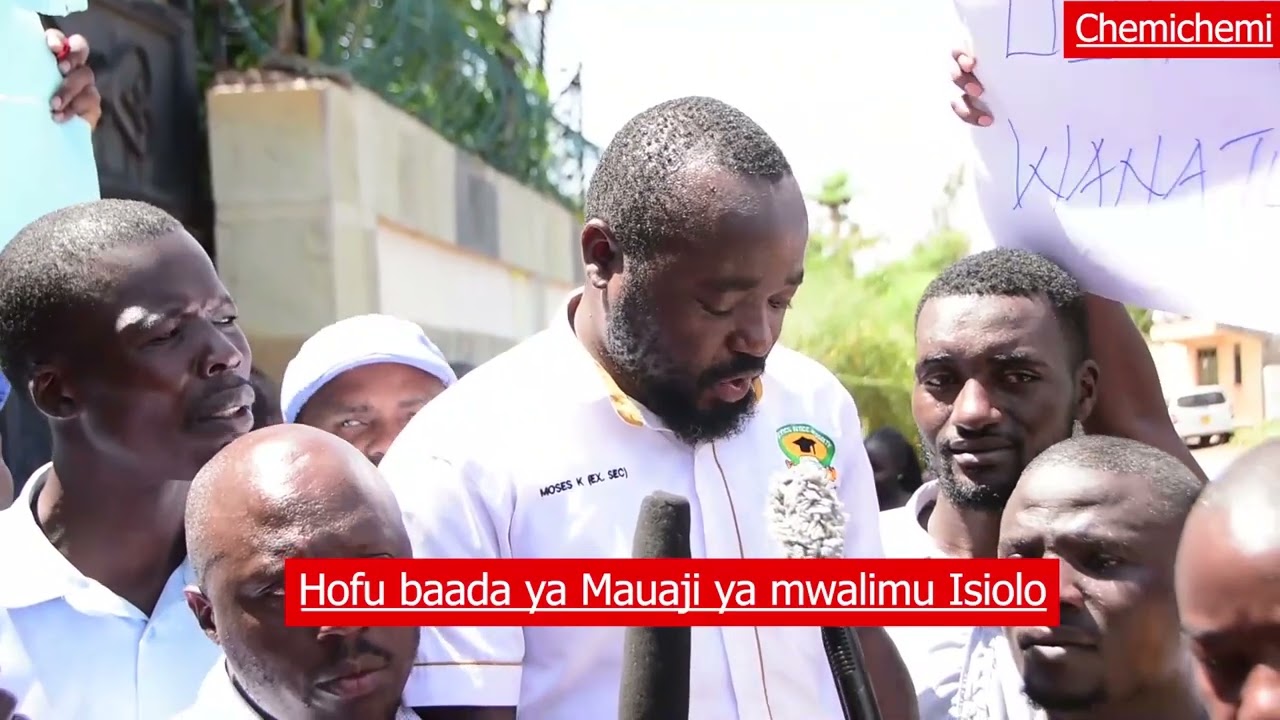 Teachers down tools over insecurity after killing of Leparua Deputy principal