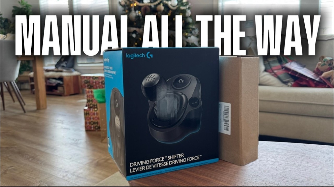Переключатель передач Logitech G Driving Force с креплением HUAYUWA для установки.