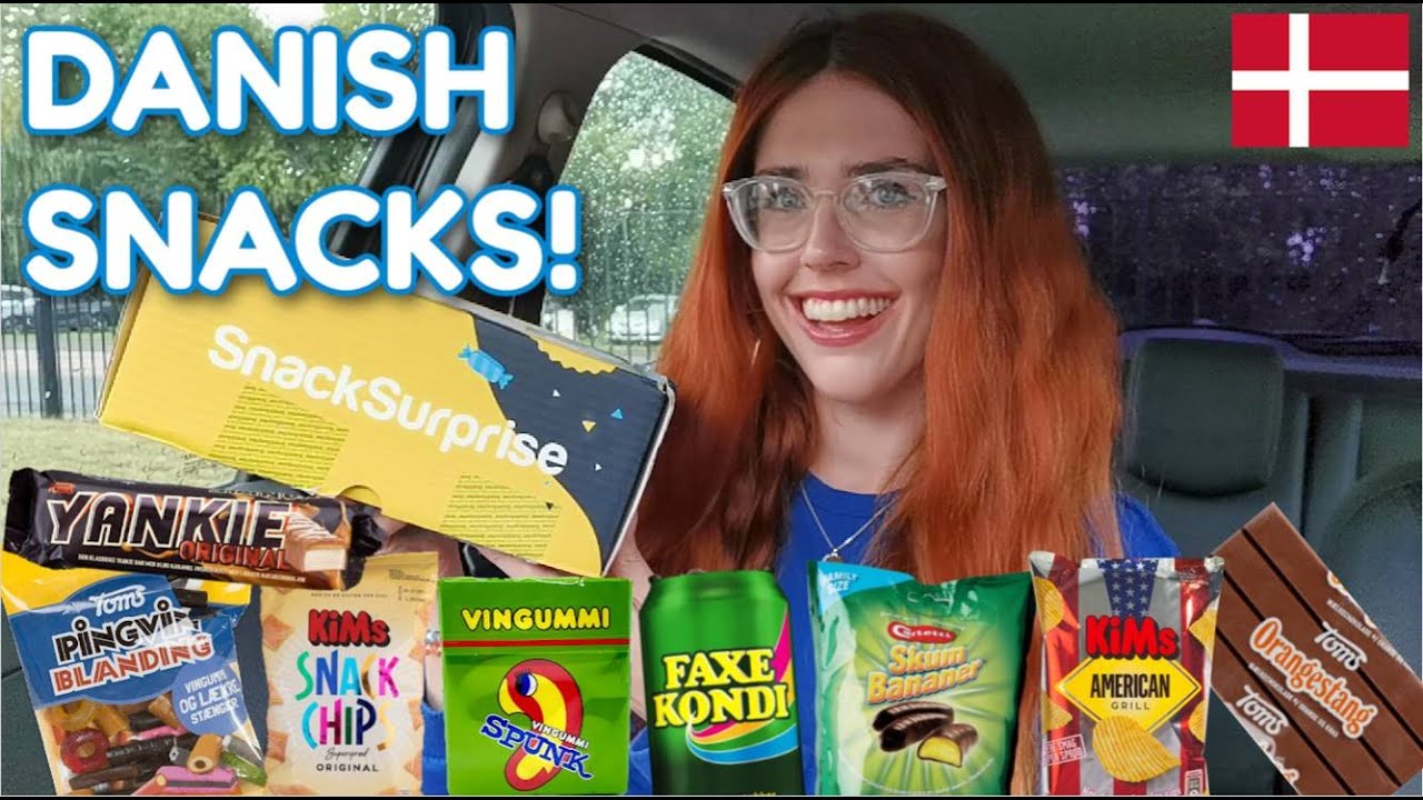 Trying Snacks From DENMARK For The First Time! 🇩🇰