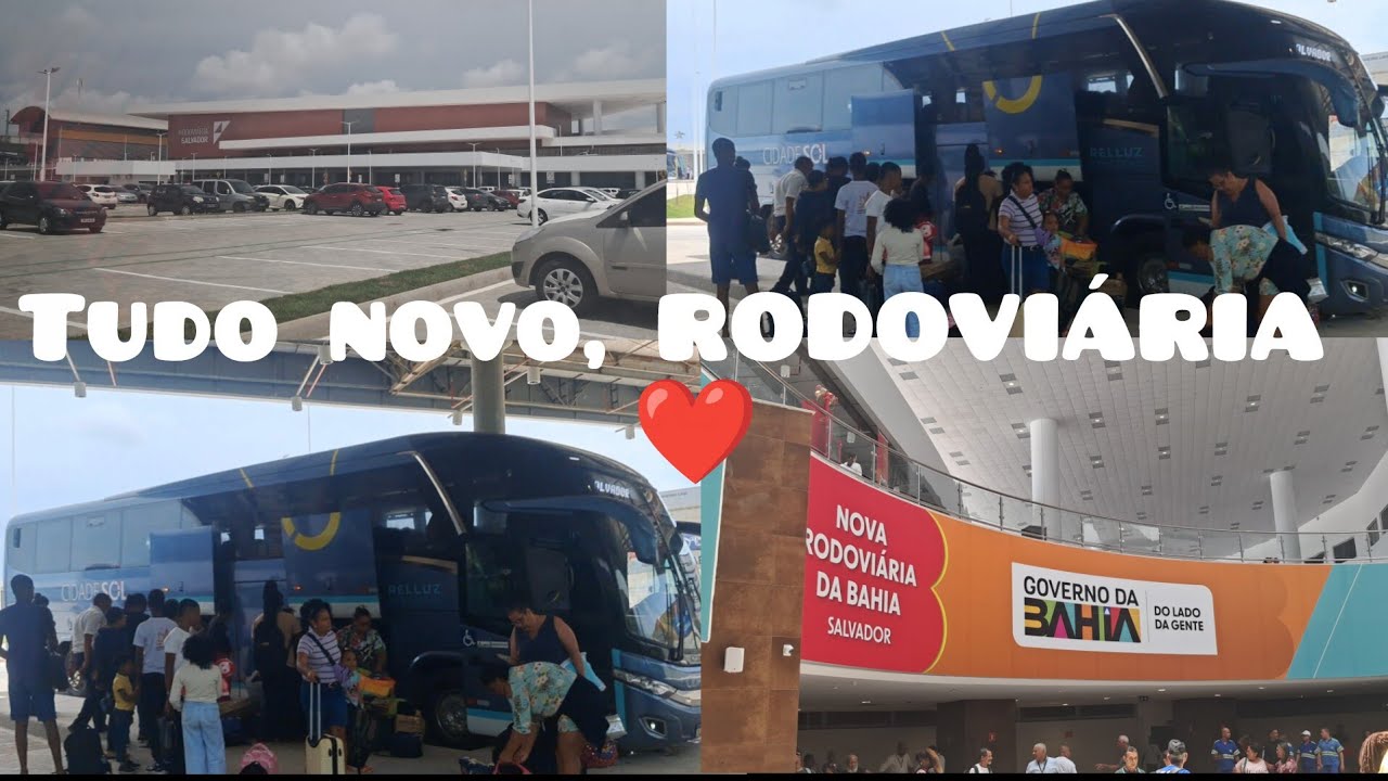 DIA DE VIAGEM, TUOR PELA NOVA RODOVIÁRIA DE SALVADOR-BA, INAUGURAÇÃO DA RODOVIÁRIA DE SALVADOR!