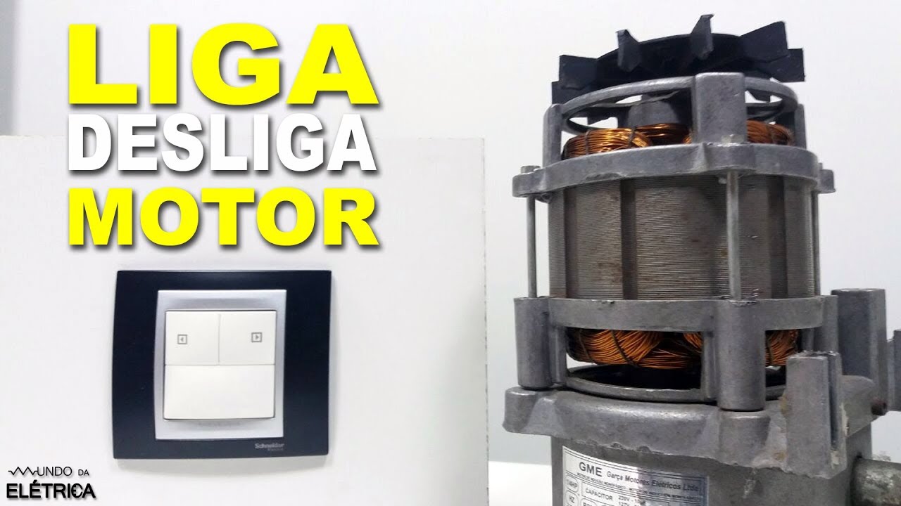 INTERRUPTOR para MOTOR, montagem prática