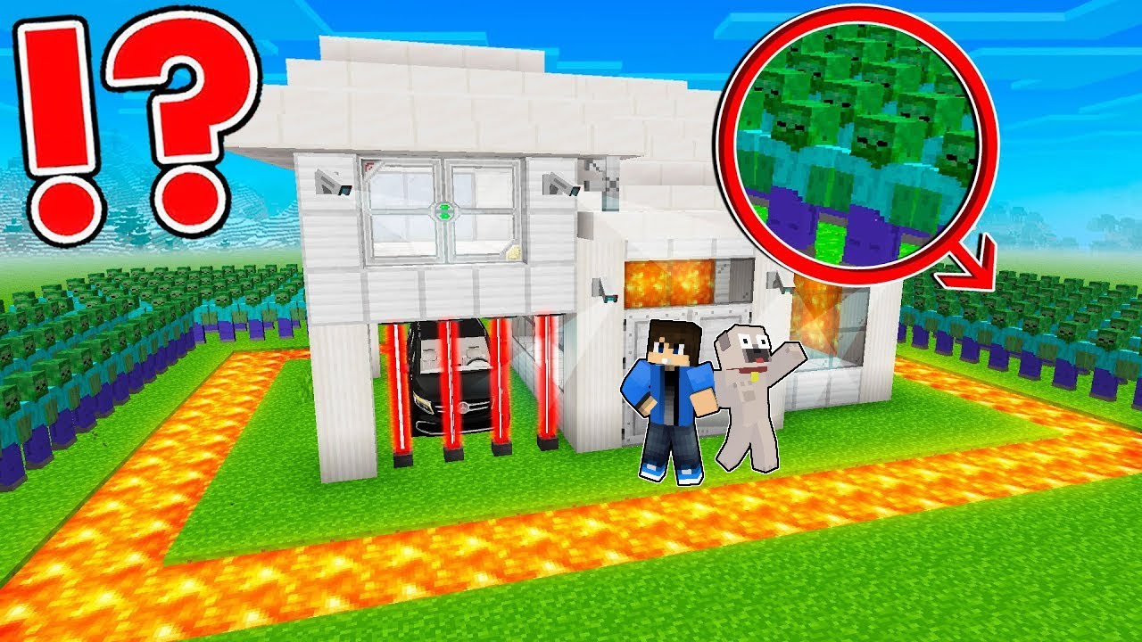 DANI ÉS KIIS HÁZ vs ZOMBI APOKALIPSZIS KIHÍVÁS A MINECRAFTBAN!