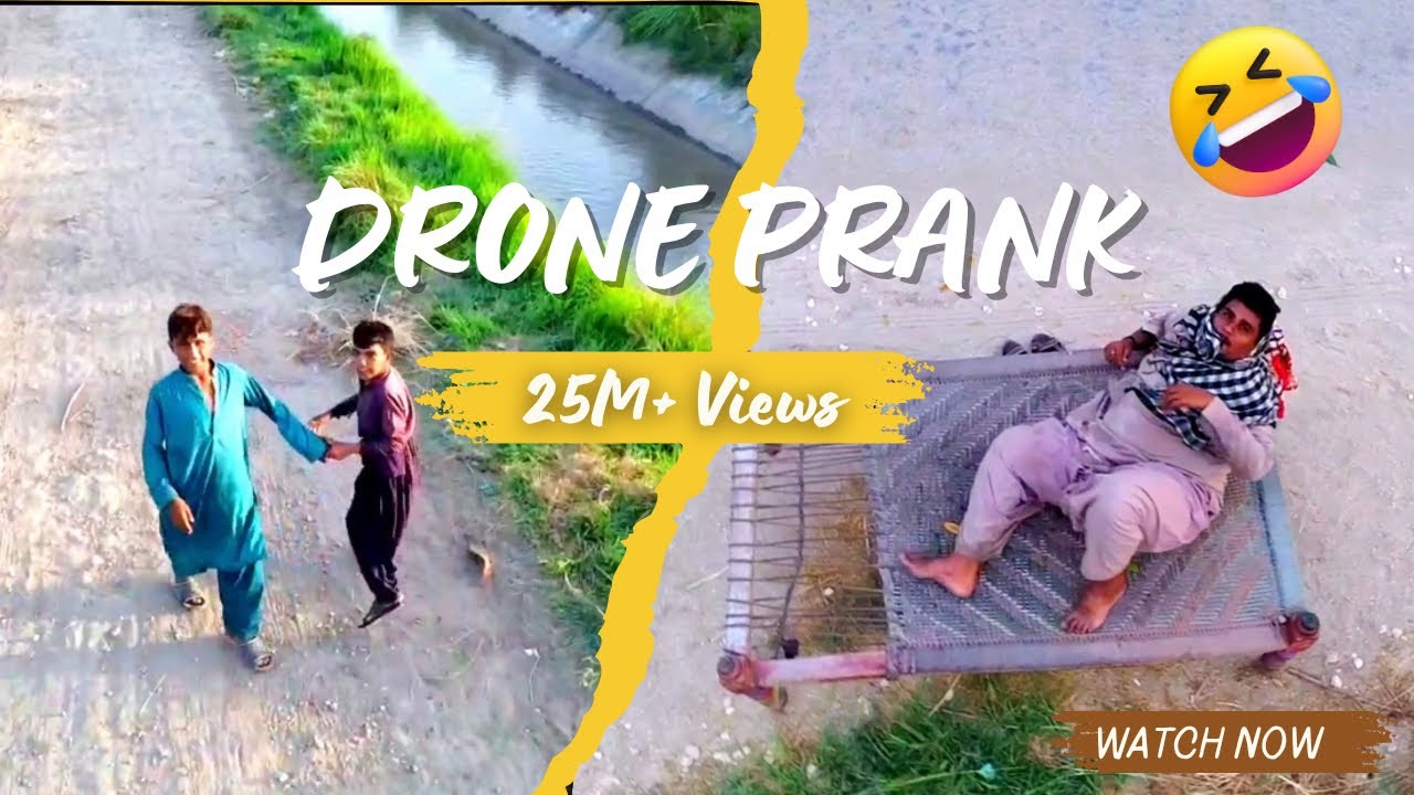 Drone Prank In Pakistani Village 😜| Funniest Drone Reactions 😂