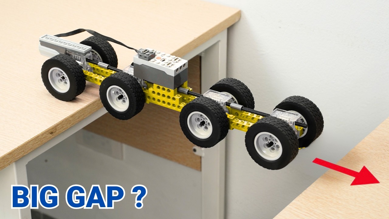 LEGO Cars vs BIG GAP Challenge: Testing the Longest Jump | JK Lego Technic