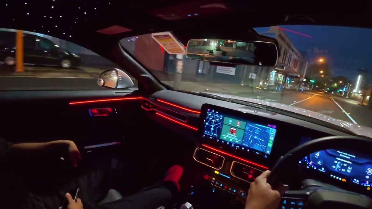 2025 Ford Mustang | POV | Night Drive | Pure Sound | Melbourne