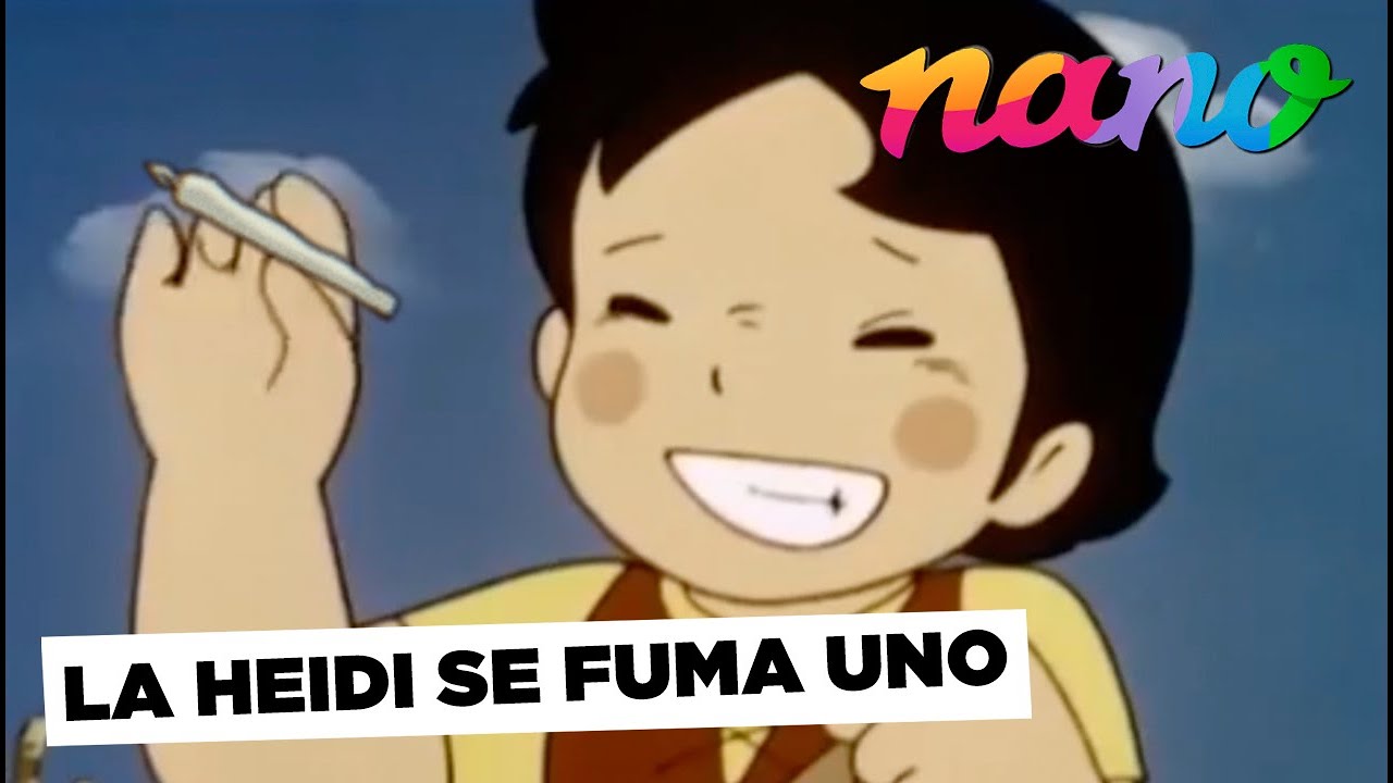La Heidi se fuma uno.