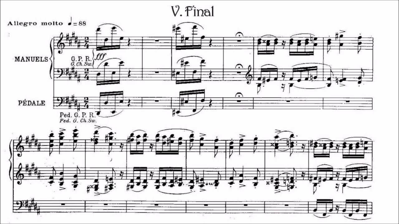 Louis Vierne: Final from Symphony No. 6