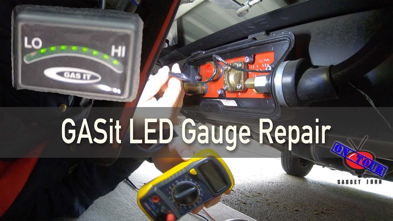 Ремонт светодиодного датчика LPG Gasit - CampervanChanges - Ep5