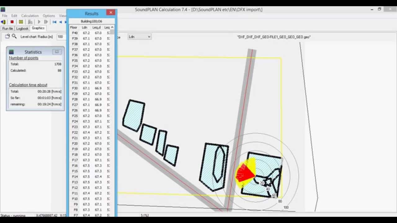 SoundPLAN How to do a Facade Noise Map part1