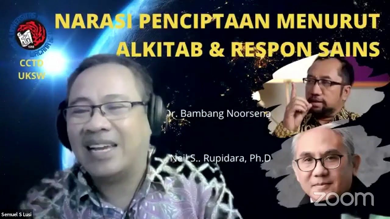 Webinar: Narasi Penciptaan menurut Alkitab & Respon Sains
