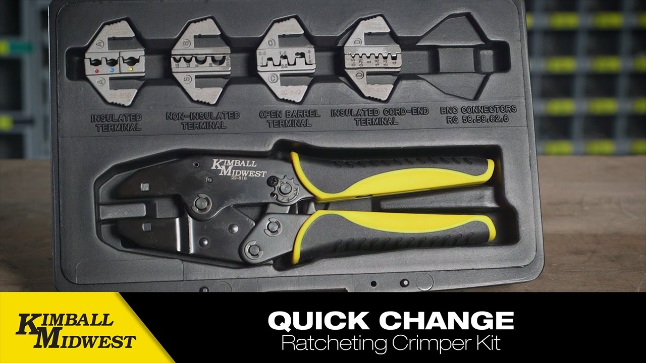 Quick Change Ratcheting Crimper