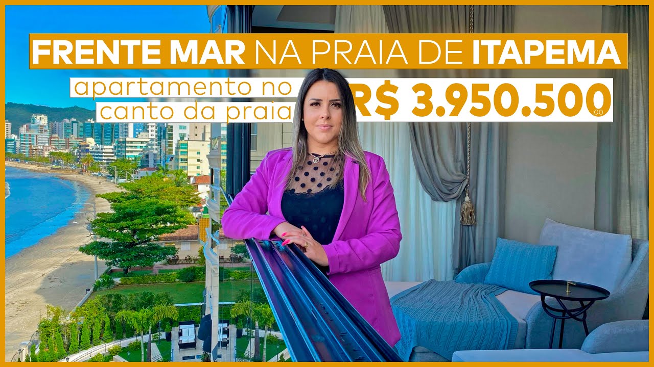 P&Eacute; NA AREIA EM ITAPEMA | apartamento decorado FRENTE MAR no Sunset Valley