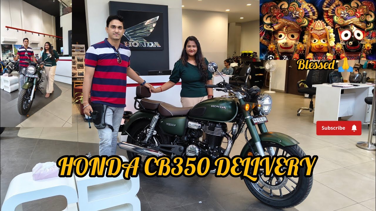 DELIVERY OF MY BIKE ! HONDA CB 350! #hondamotorcycles @MotoNtech9