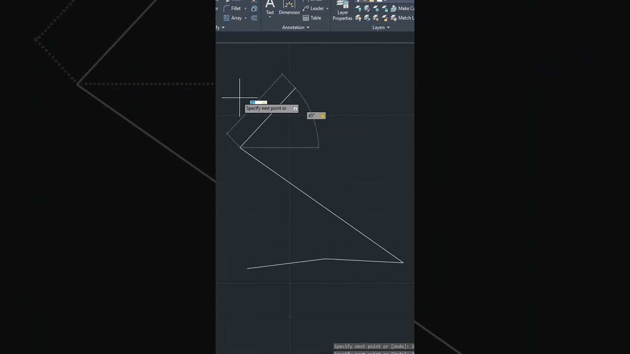 Autocad: 1 Dakikada Line Komutu | #autocad #cad