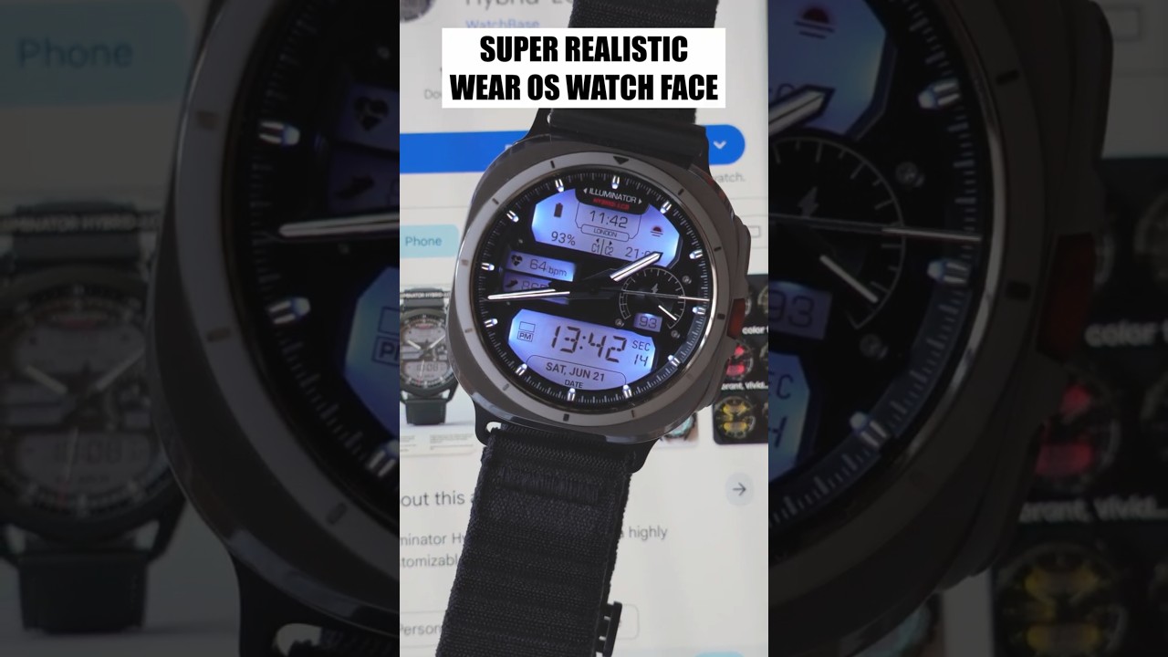 I found the best digital hybrid watch face for Wear OS