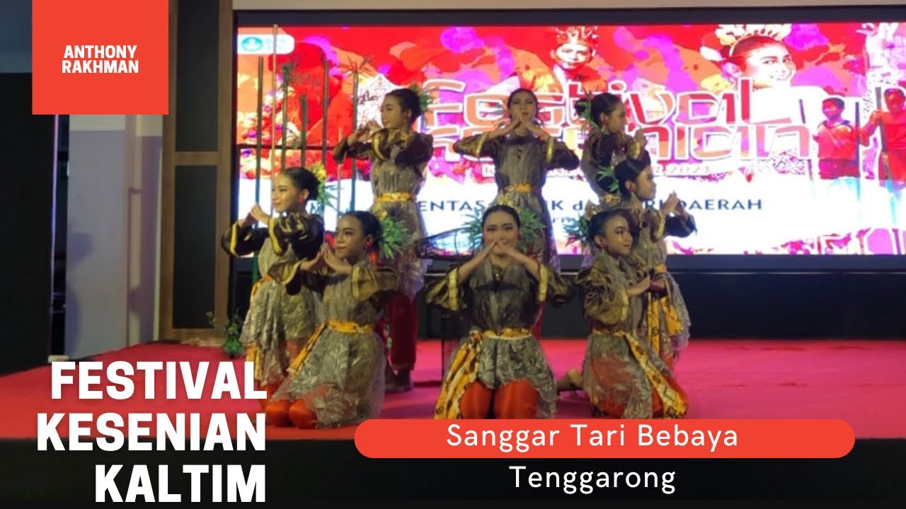 Festival Kesenian Kaltim, Penampilan Sanggar Tari Bebaya #tarikreasi @anthonyrakhman1247