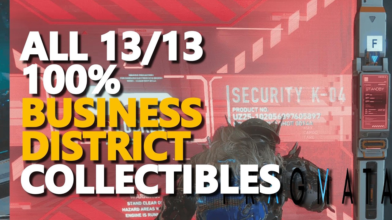 All Business District Collectibles 100% Pragmata