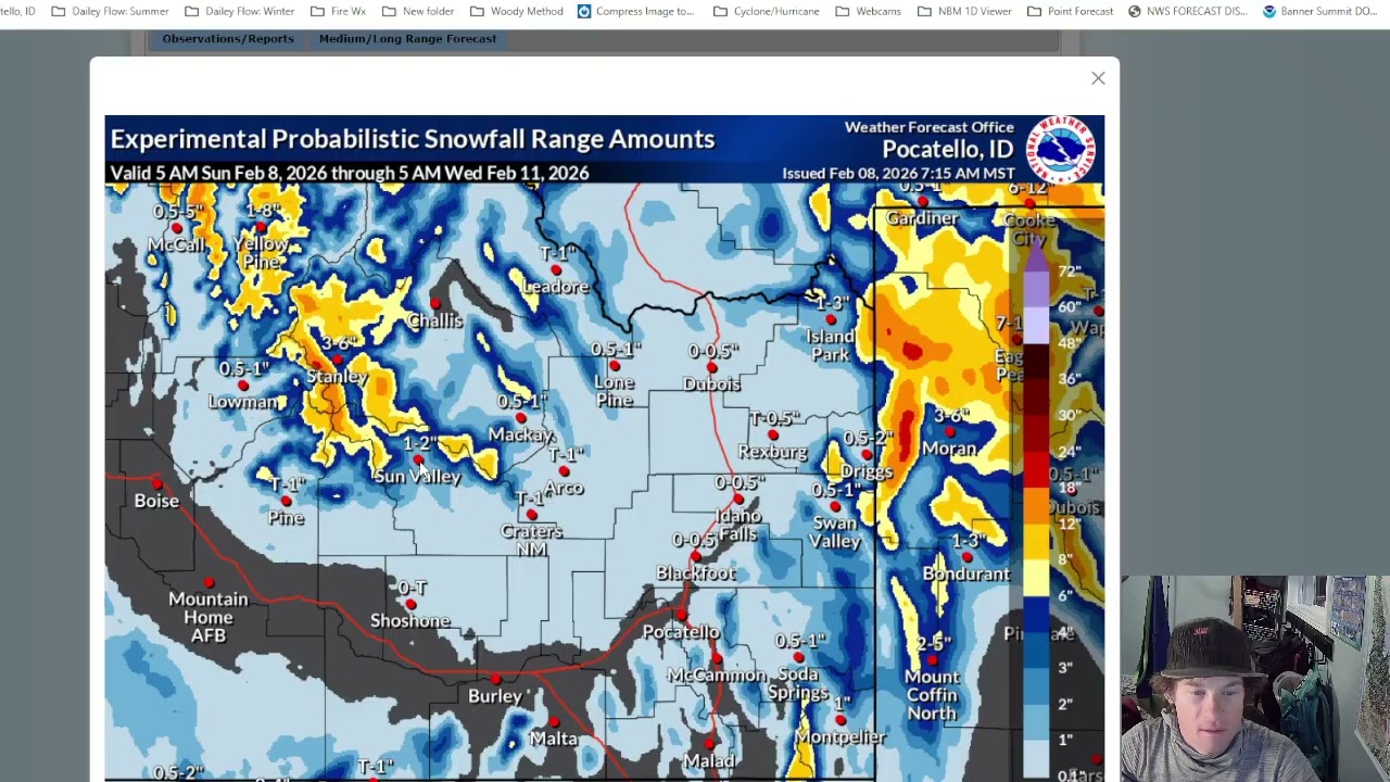 Models Flip, SNOW amounts have doubled! - February 8, 2026