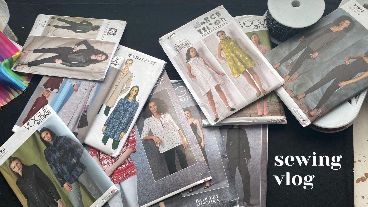 Sewing Vlog & Pattern Haul 🧥 Like I need more jacket patterns!