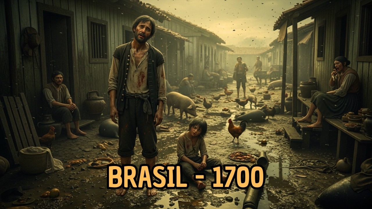 O Brasil em 1700 como VOCÊ NUNCA VIU – Sem Higiene e Cheio De Doenças (IA)