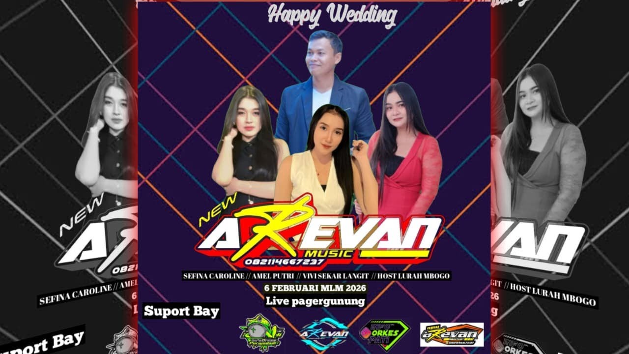 🔴#LIVE  AREVAN MUSIC | WEDDING PARTY | PAGERGUNUNG - BRATI 06 FEBRUARI 2026