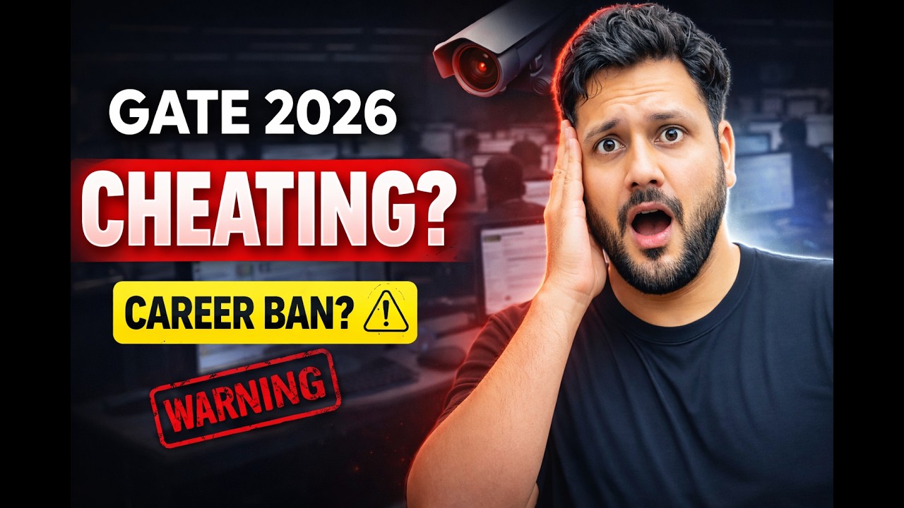 Cheating in GATE 2026 exam  #GATECheating #ExamSecurity #ExamRules #CareerRisk #ExamAwareness