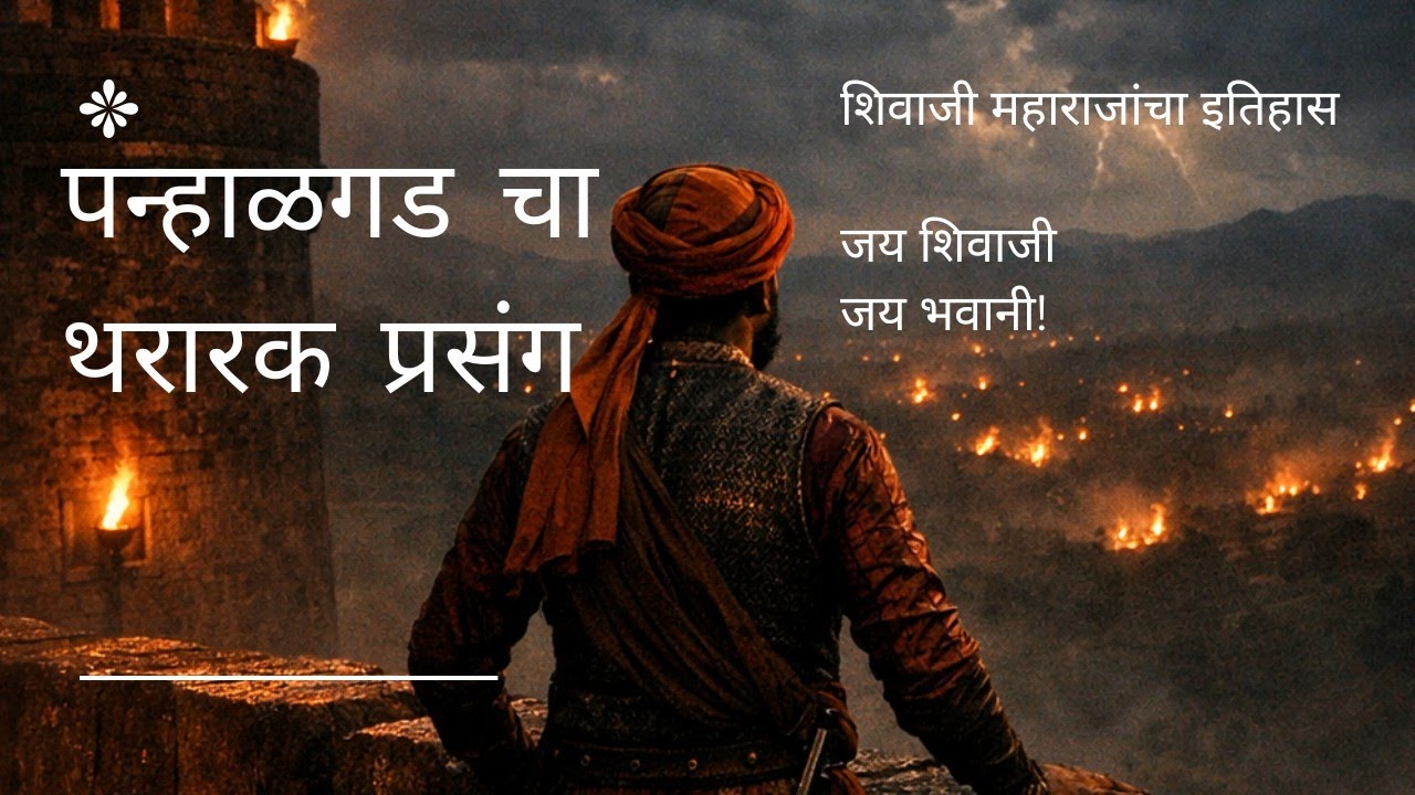 पन्हाळगडाचा थरारक प्रसंग # शिवाजी महाराजांचा इतिहास # नक्की ऐका # shivaji maharaj history 