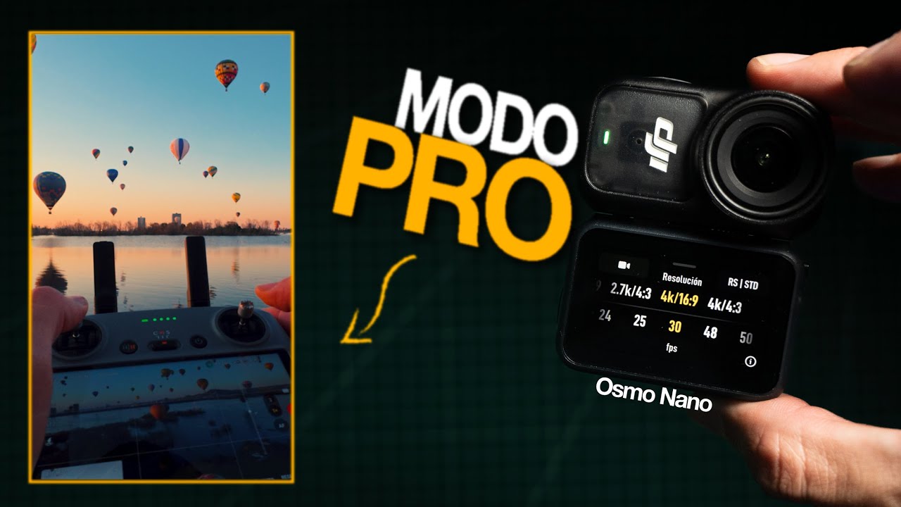 deja de grabar MAL con tu DJI Osmo Nano