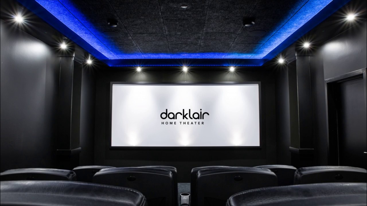 Darklair Home Theater final room setup
