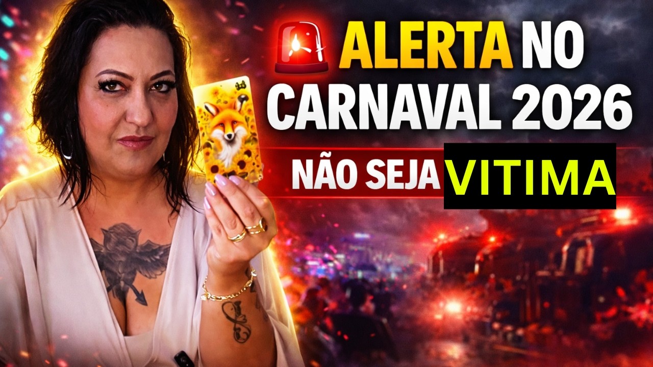 PREVISÕES 2026: NÃO seja INOCENTE NO CARNAVAL O ALERTA espiritual foi DADO 