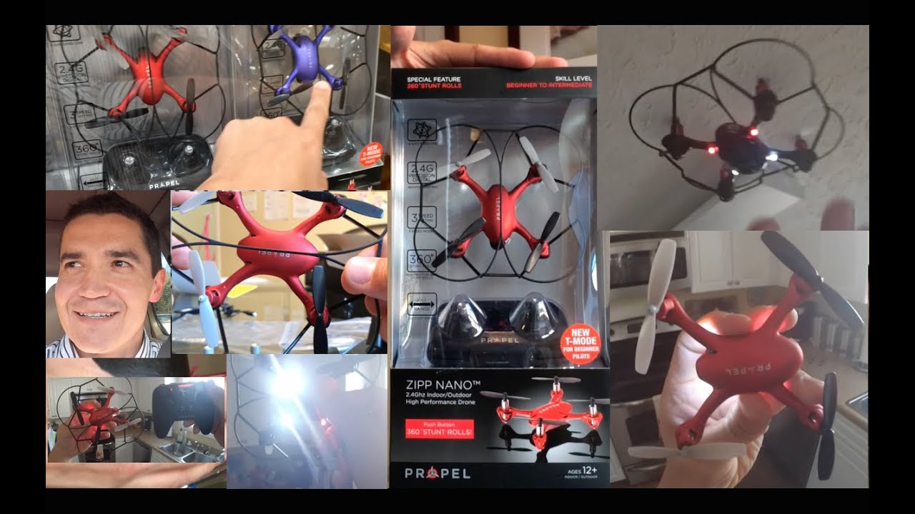Costco Drone - Propel Zipp Nano Quadcopter - Unboxing, Review, and Indoor Flight