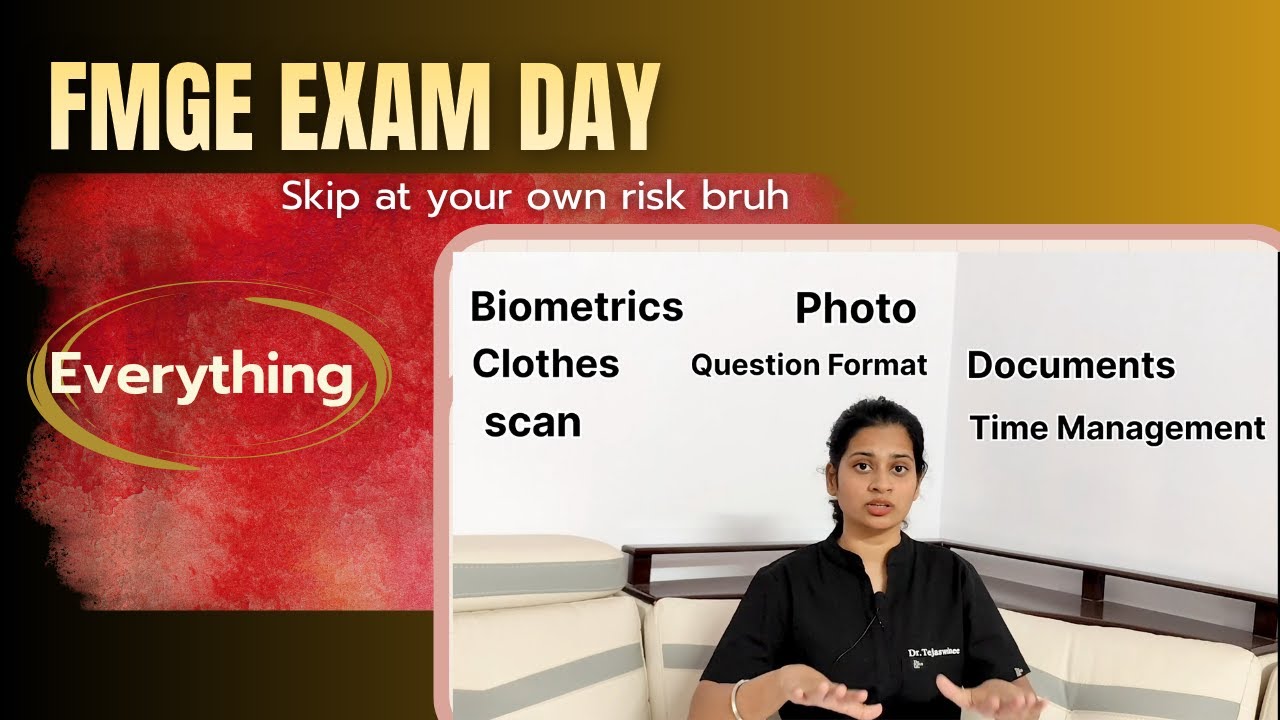 Subkuch about Exam Day | FMGE