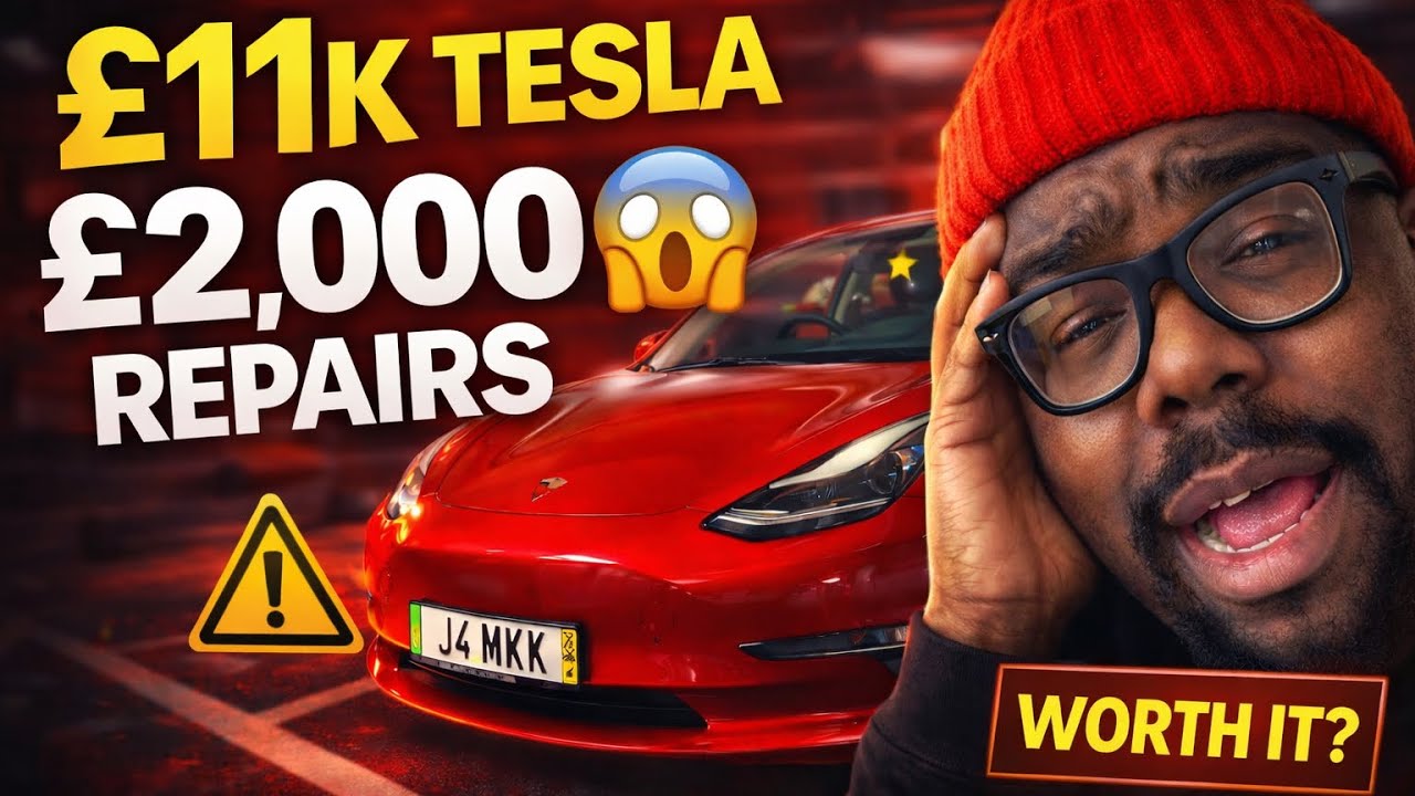 Я купил дешёвую двухмоторную Tesla… А потом потратил 2000 фунтов на её ремонт.