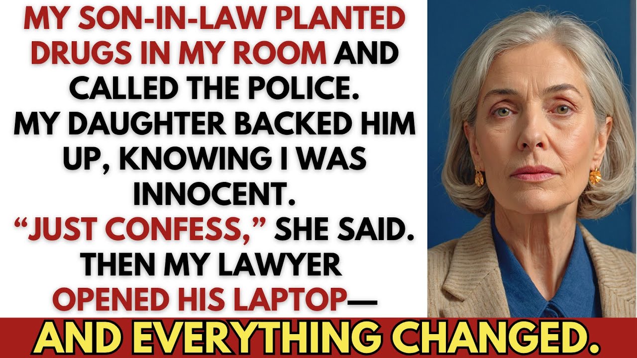 My son-in-law planted drugs in my room and called the POLICE on me. My daughter backed him up…