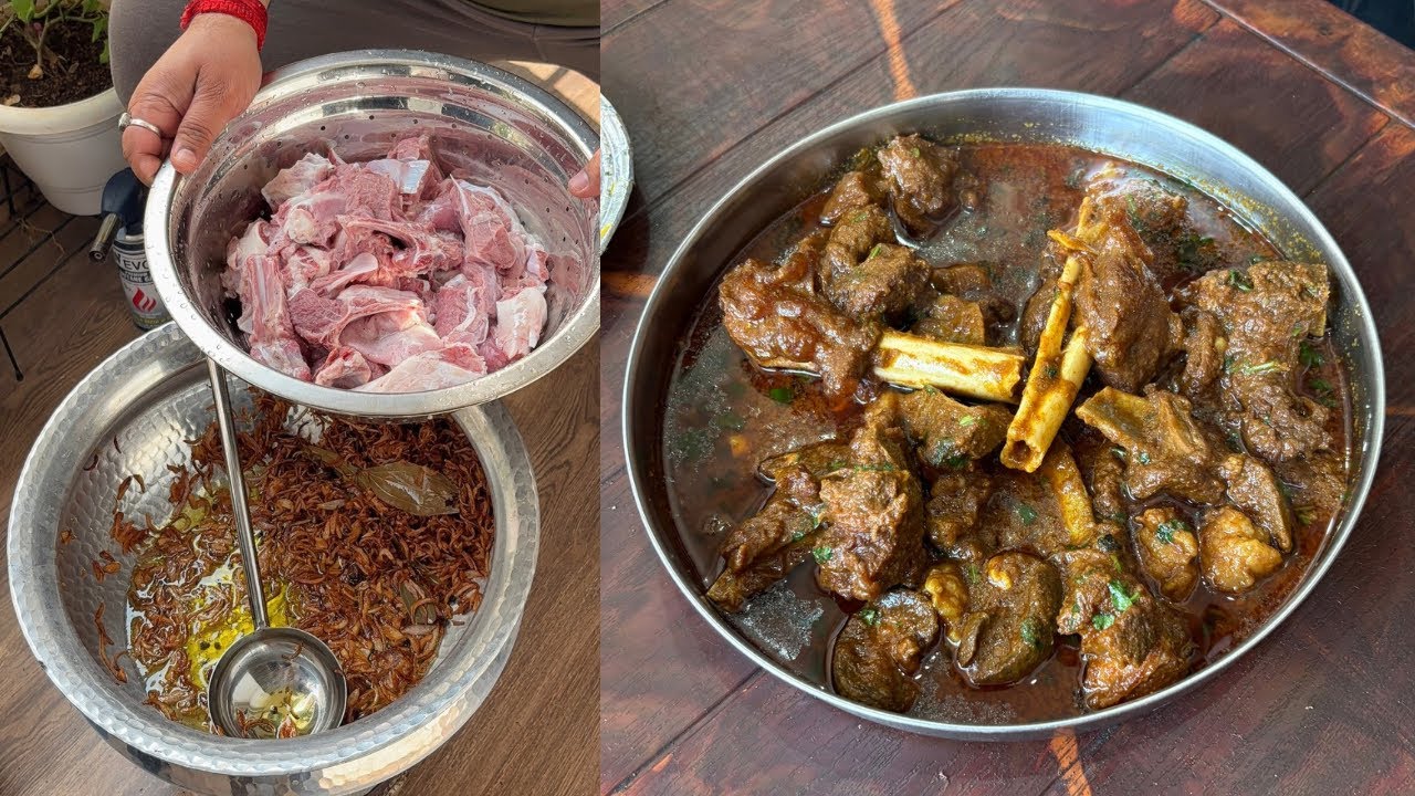 Authentic Punjabi Mutton Curry in Pressure Cooker