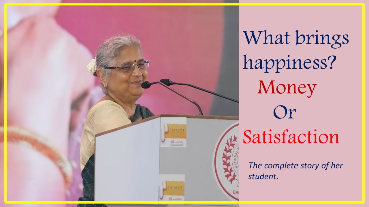 Excellent Parenting tip:  What brings happiness? Satisfaction or Money.
