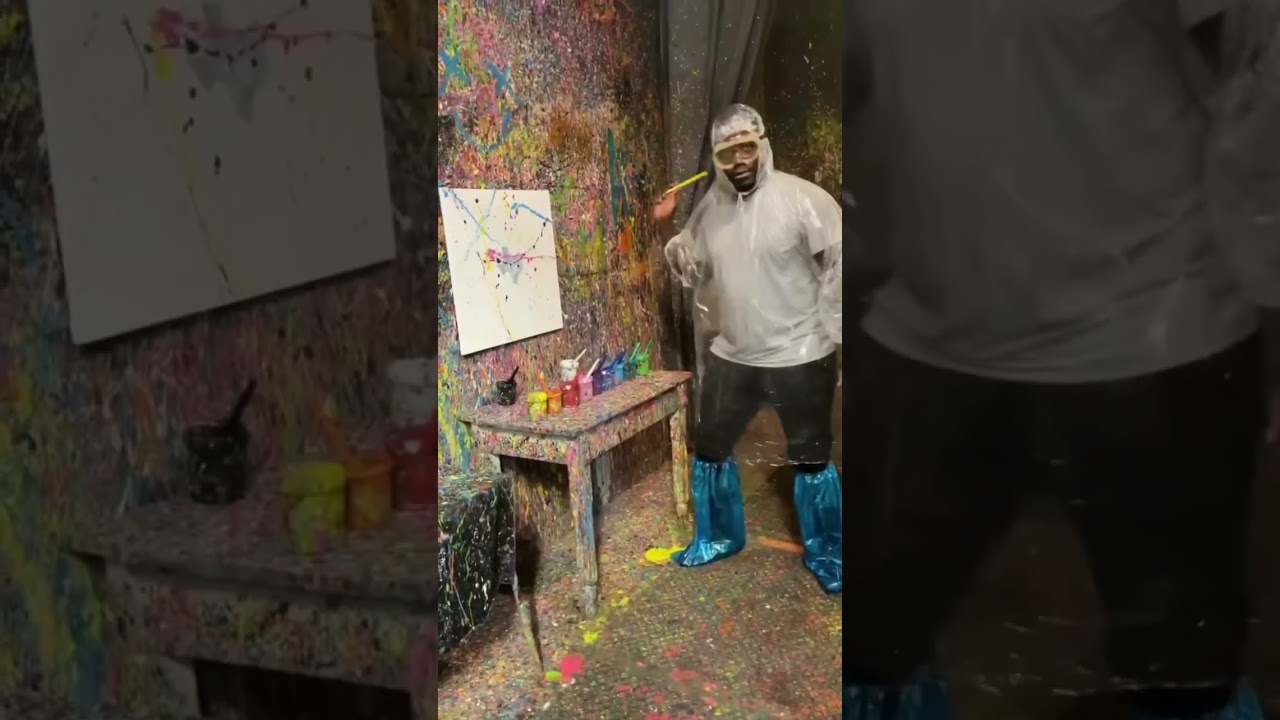 Splatter Paint Date in Texas