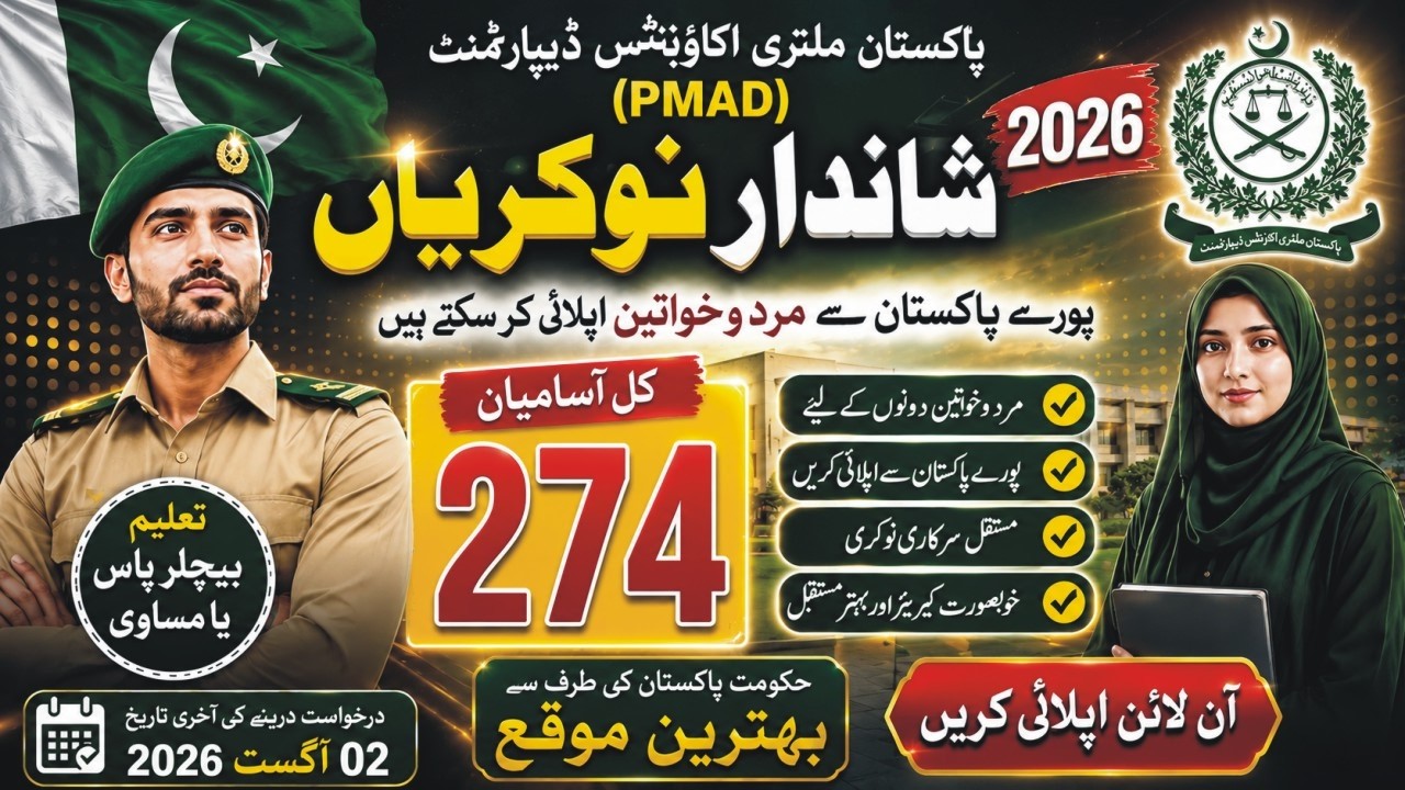 Military Accountant General Jobs 2026 Apply Online | MAG Junior Auditor Jobs 2026 | World Say Online