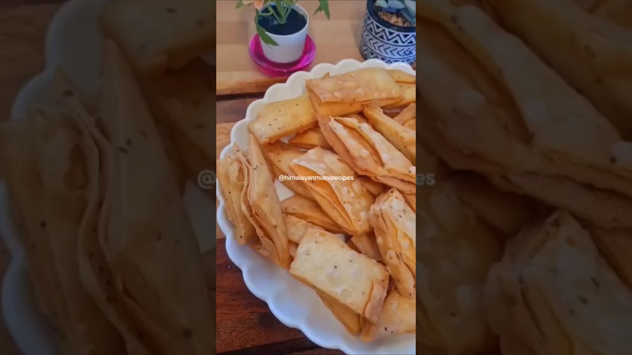 Puff Nimki Recipe  #food #shortsvideo #recipe #cooking #nimki