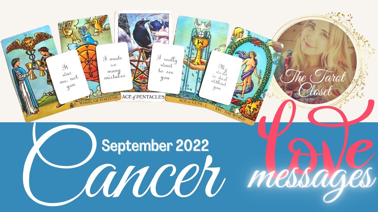 CANCER LOVE MESSAGES 💌 MOST INTENSE CONVERSATION OF YOUR LIFE!! LOVE TAROT SEPTEMBER ♾ CANCER TAROT