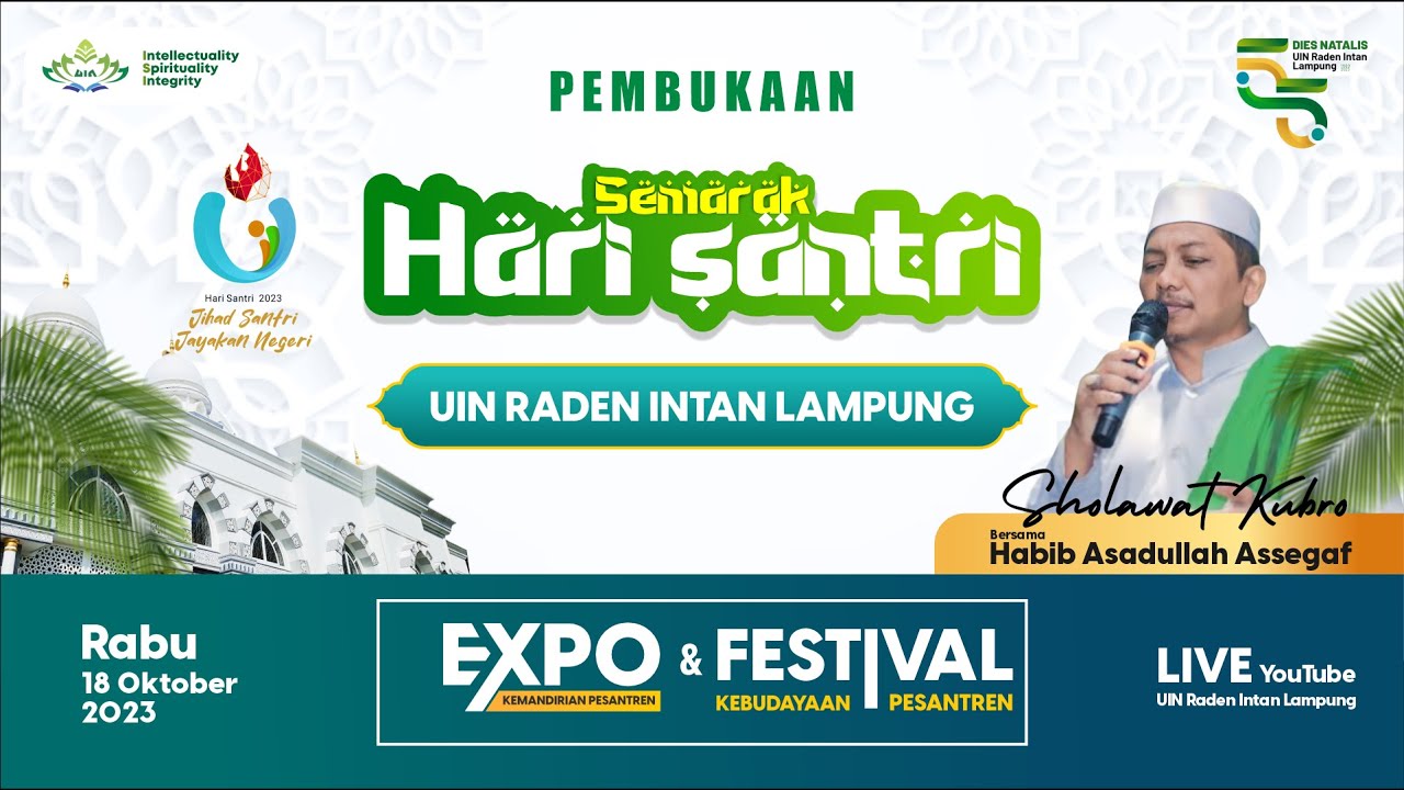 Pembukaan Semarak Hari Santri UIN Raden Intan Lampung