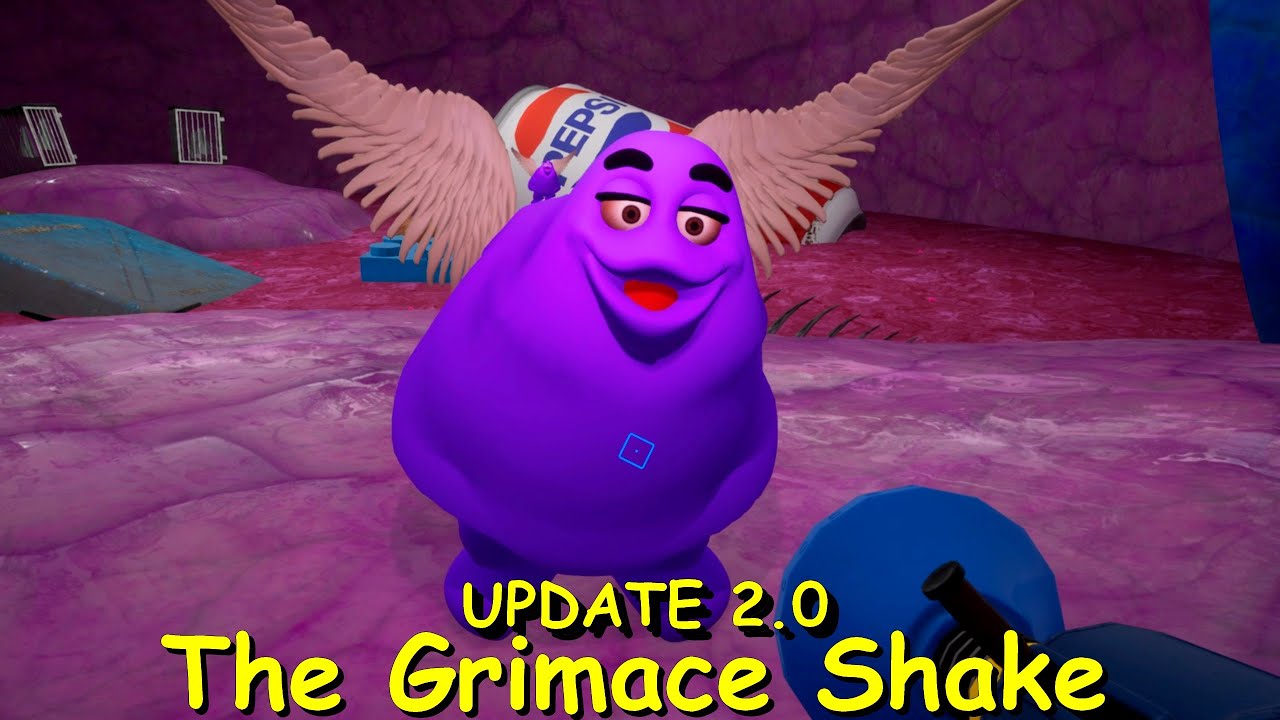 The Grimace Shake UPDATE 2.0 Full Playthrough gameplay (Short Horror Game)
