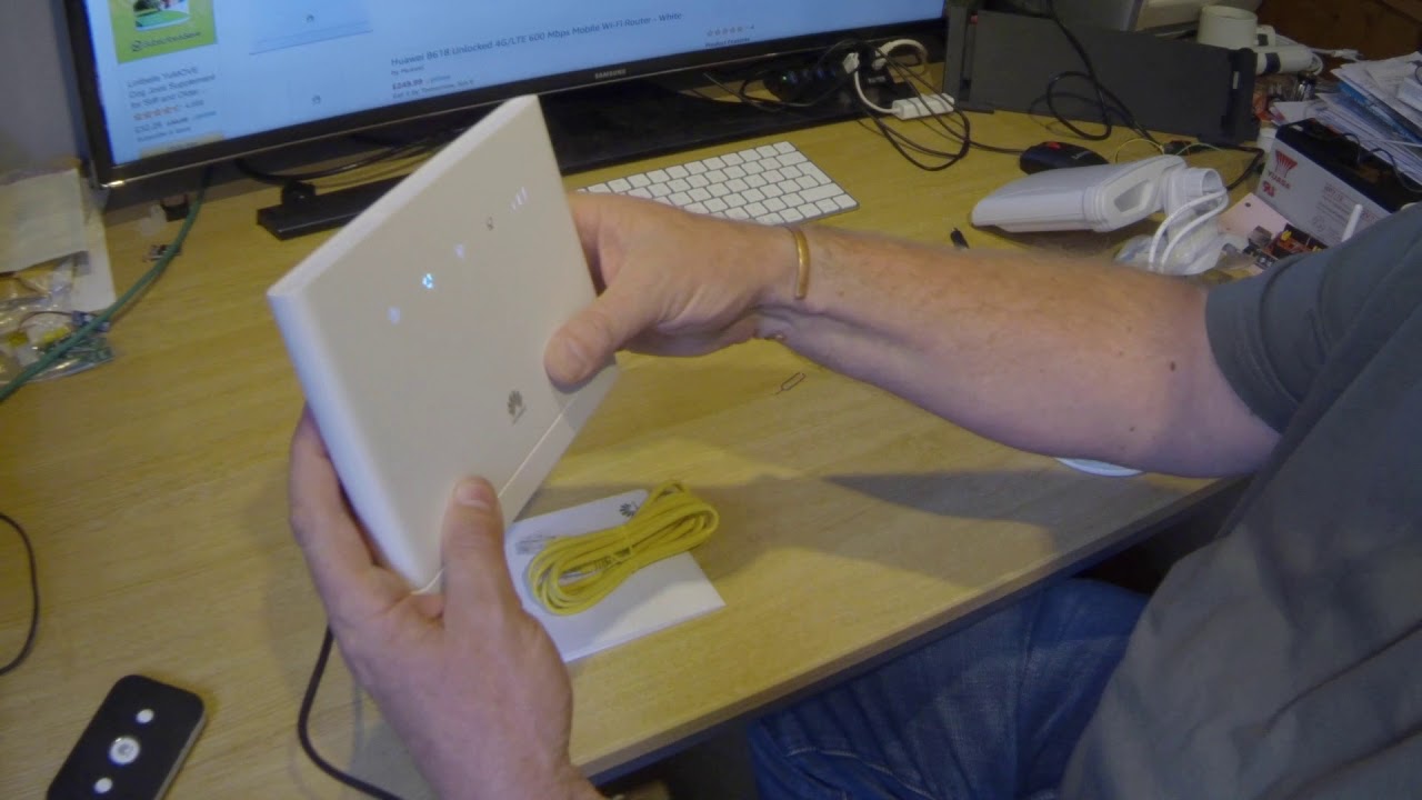 Set up a Huawei B315 LTE router