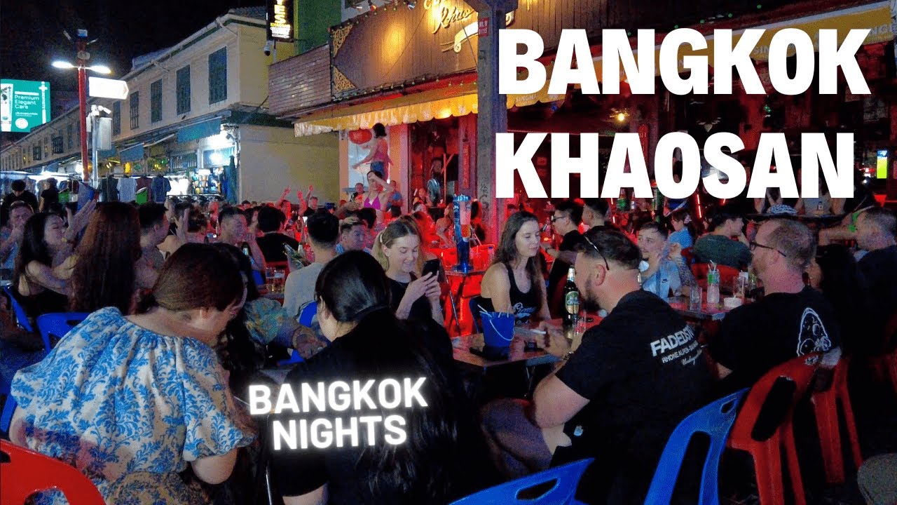 [4K] Bangkok Khaosan Nights Will Make Your Holiday More Fun ● Travelling to Thailand