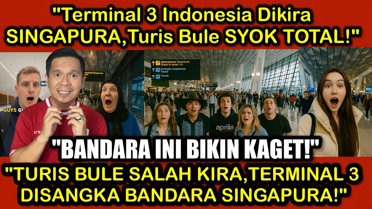 Baru Masuk Terminal 3, Turis Bule Kira Nyasar ke Singapura—Ternyata Bandara Indonesia