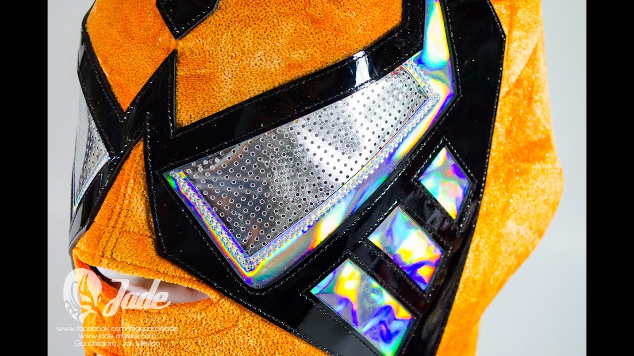Cómo se hace la máscara de Black Warrior / How to make Black Warrior Mask (Lucha Libre)