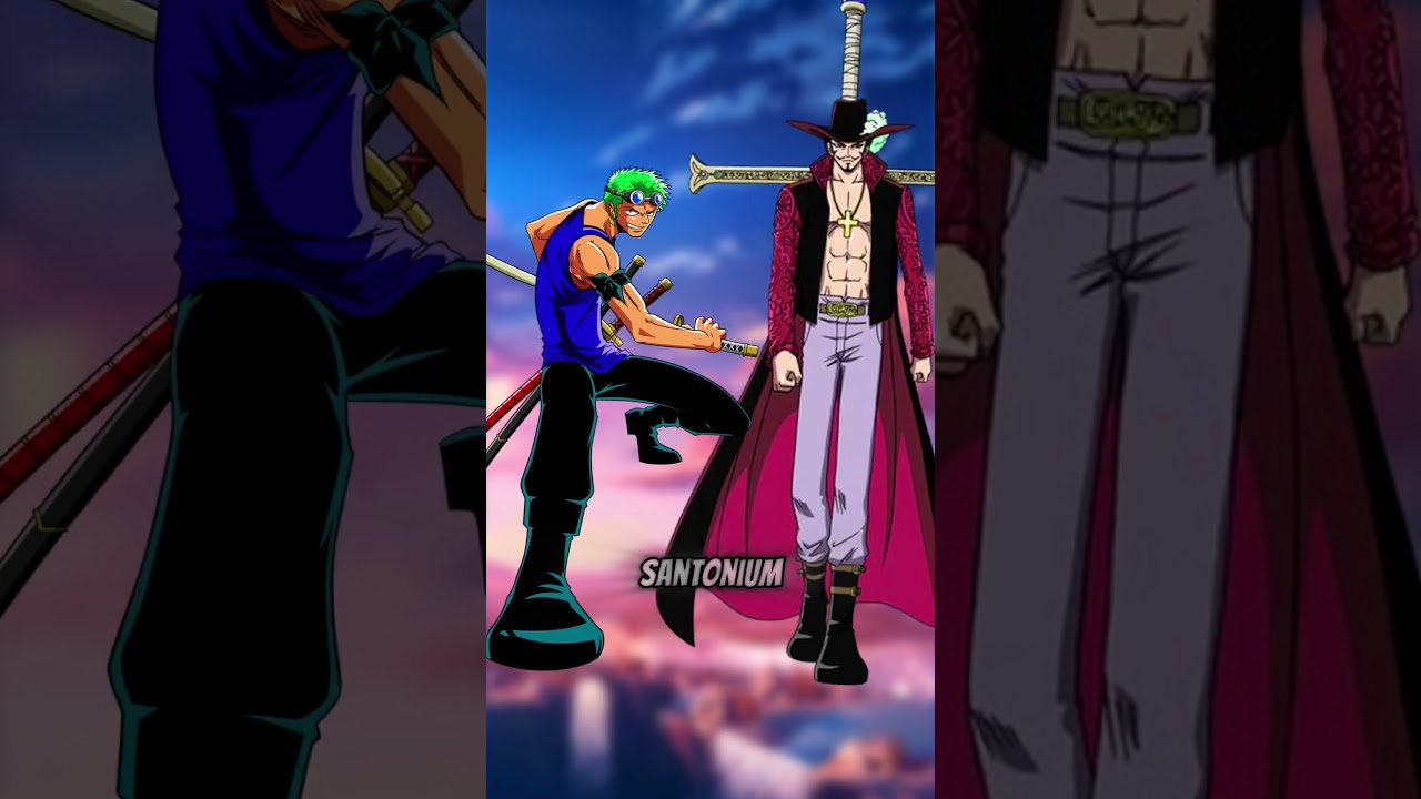 Who is stronger? Zoro vs Mihawk #zoro #mihawk #edit